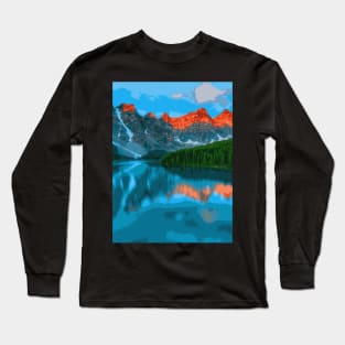 Crystalline River - Landscape Long Sleeve T-Shirt